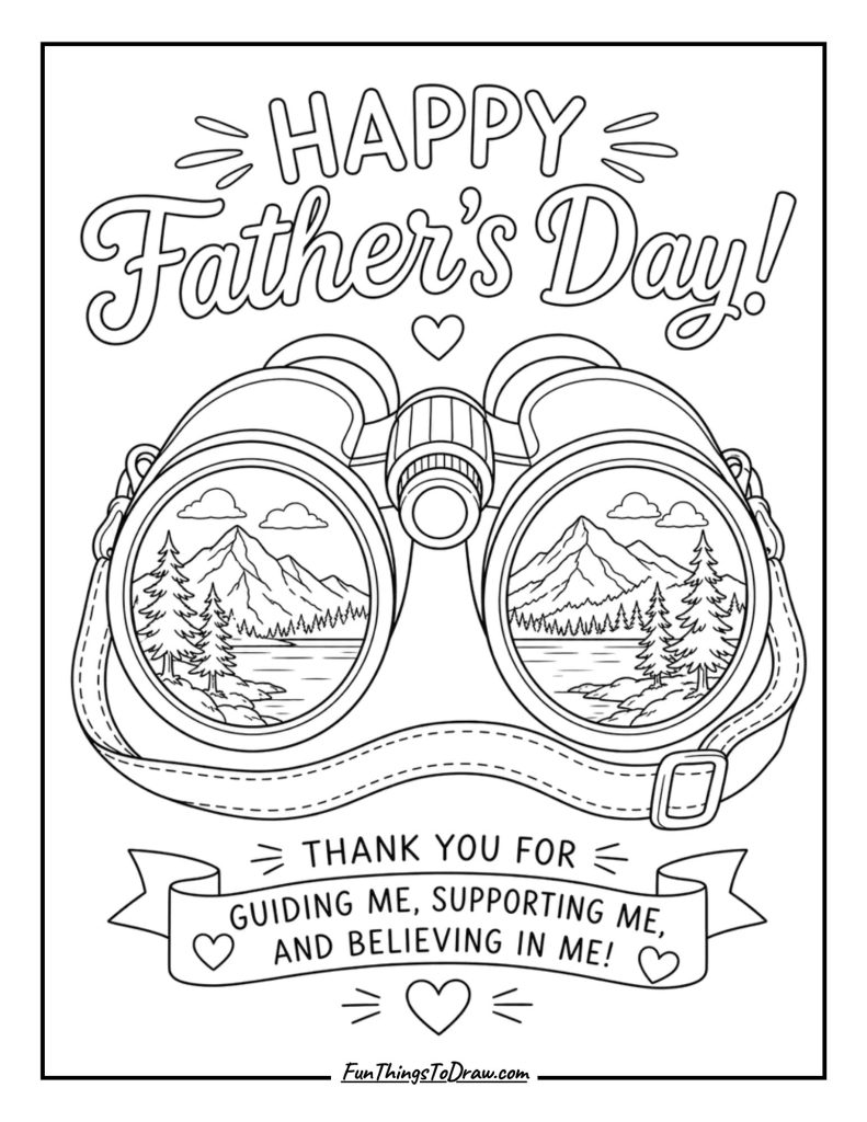 Dad's Binoculars