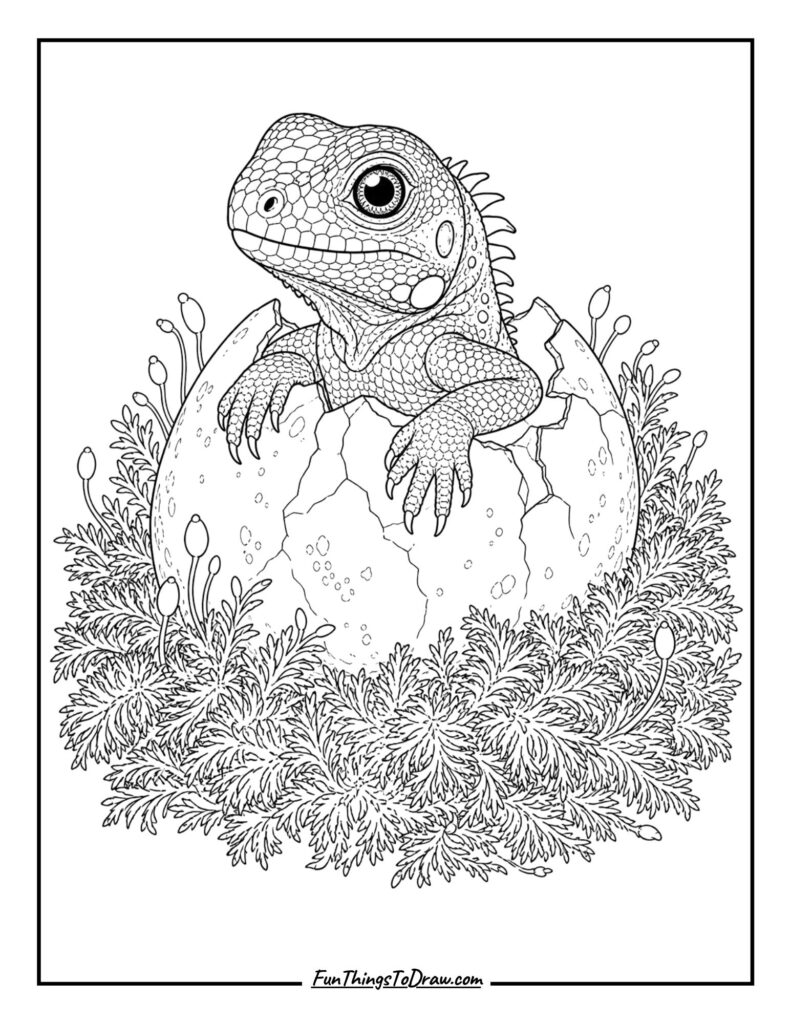Baby Iguana Hatchling