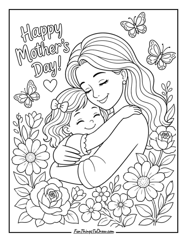Mother's Loving Embrace