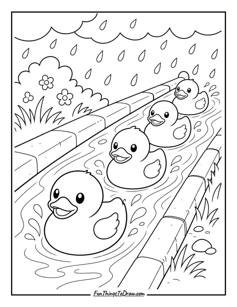 Rubber Ducky Race