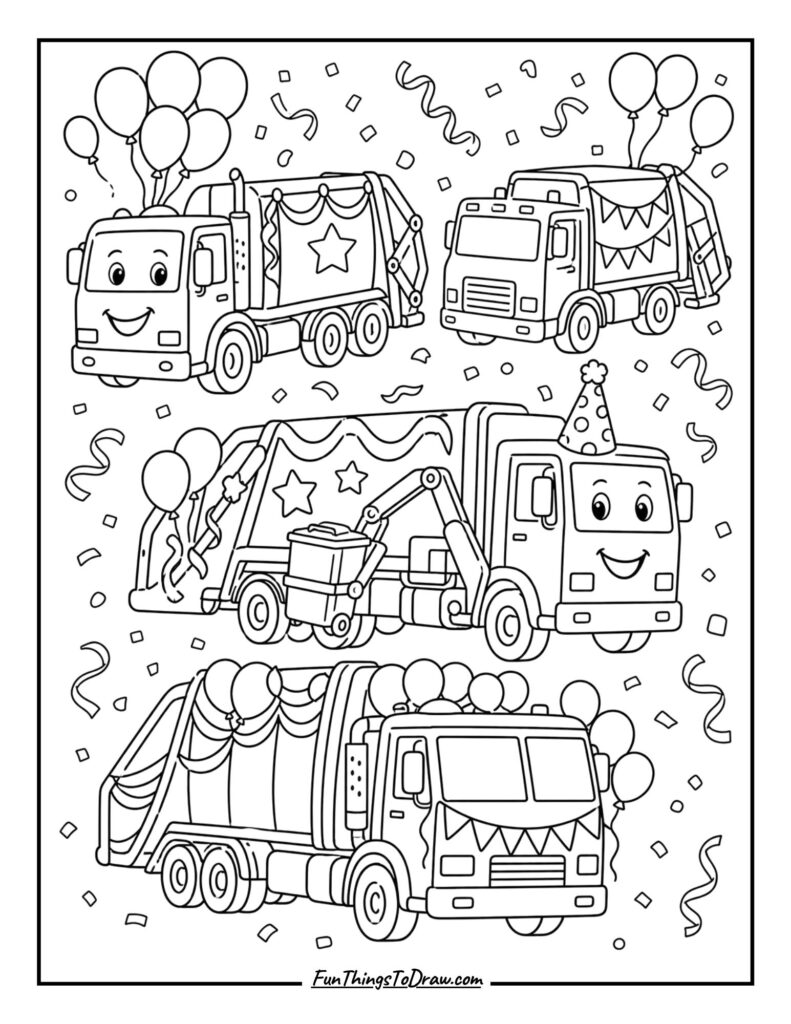 Garbage Truck Parade