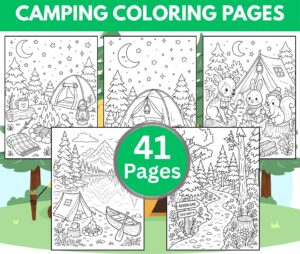 Camping Coloring Pages