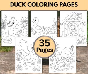 Duck Coloring Pages Free printable