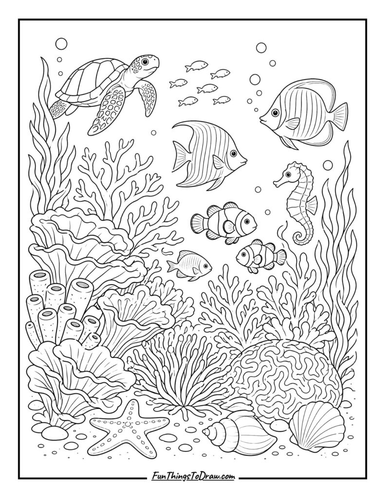 Underwater Coral Reef