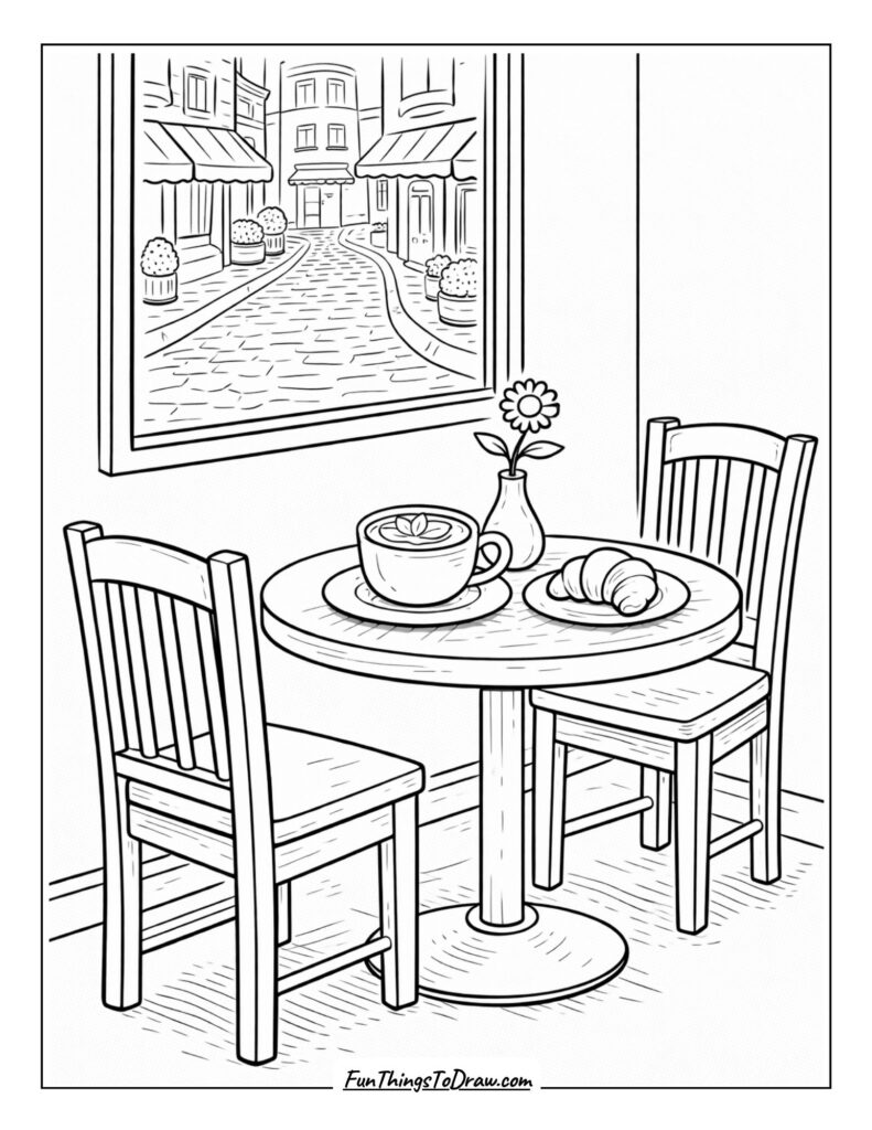 Quiet Café Morning