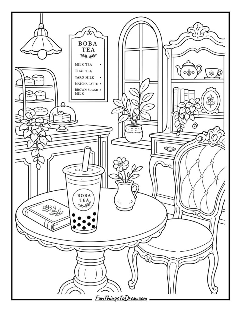 Vintage Boba Cafe