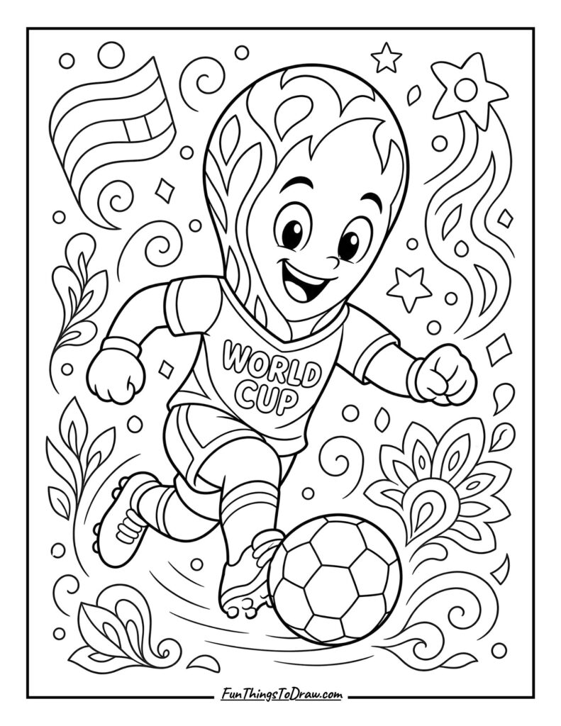 Mascot Character in Action