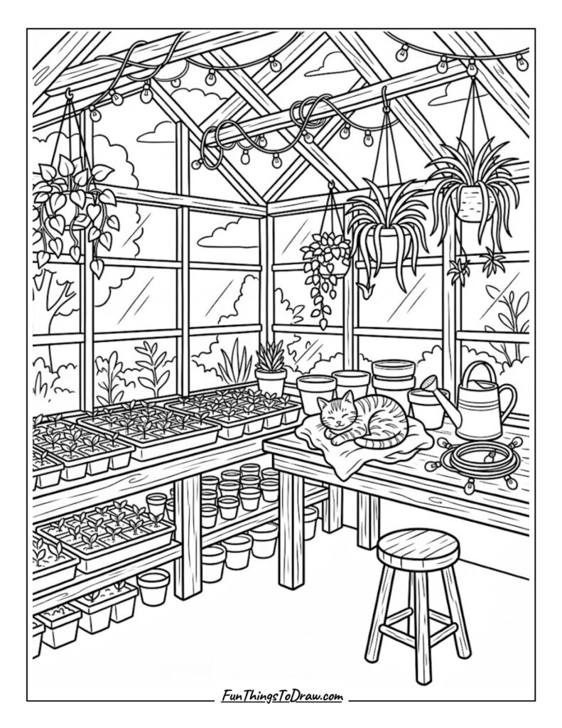 Cozy Greenhouse Escape