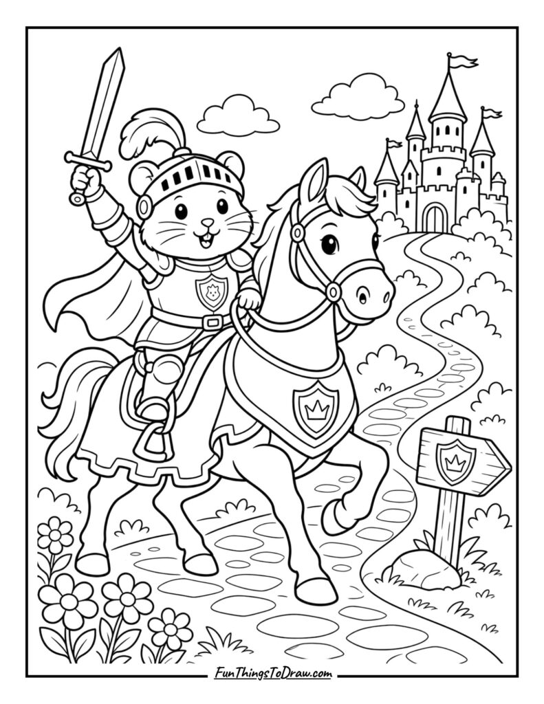 Hamster Knight on a Quest