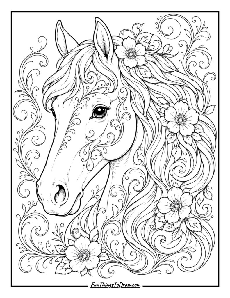Decorative Horse Head