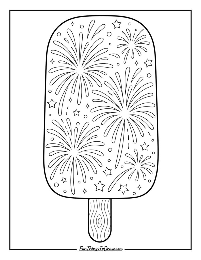 Fireworks Popsicle