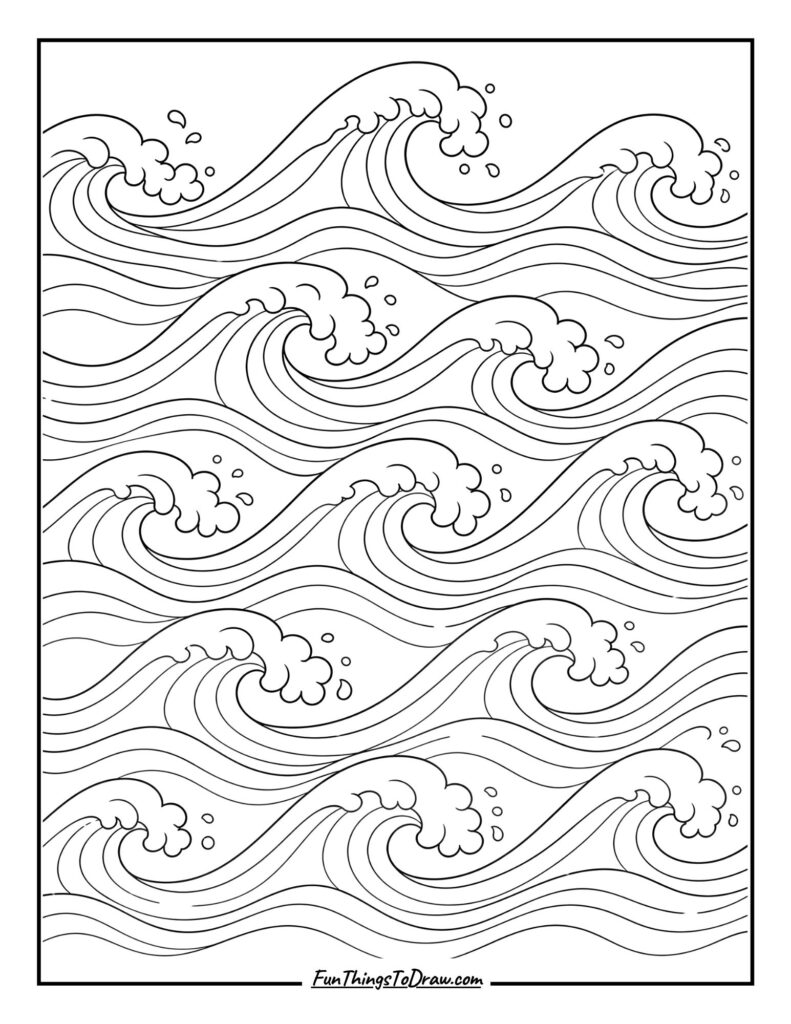 Ocean Waves Pattern