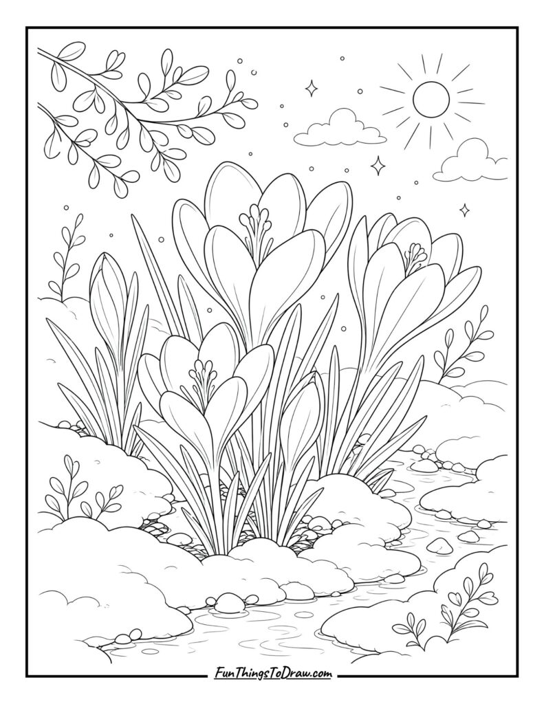 Spring Awakening Crocuses