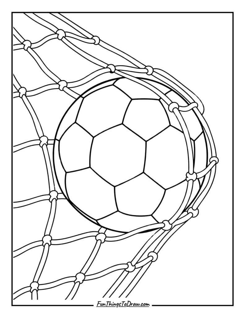Goal Net Close-up