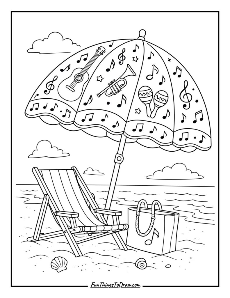 Music Festival Umbrella