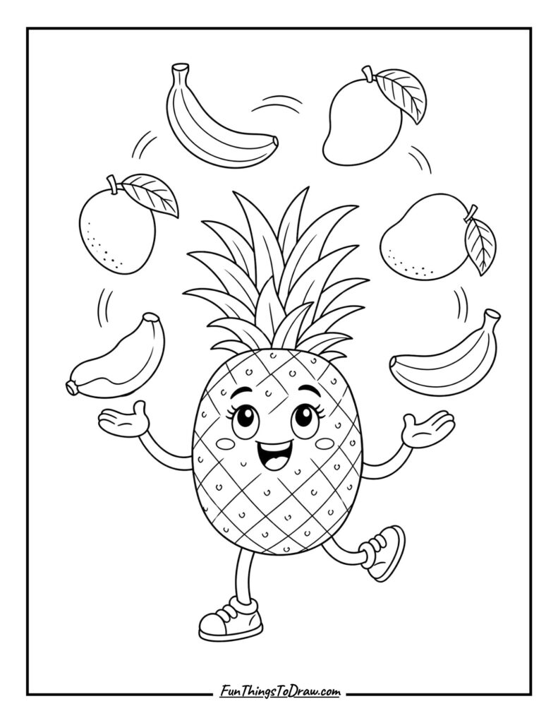 Pineapple Juggling Fruit