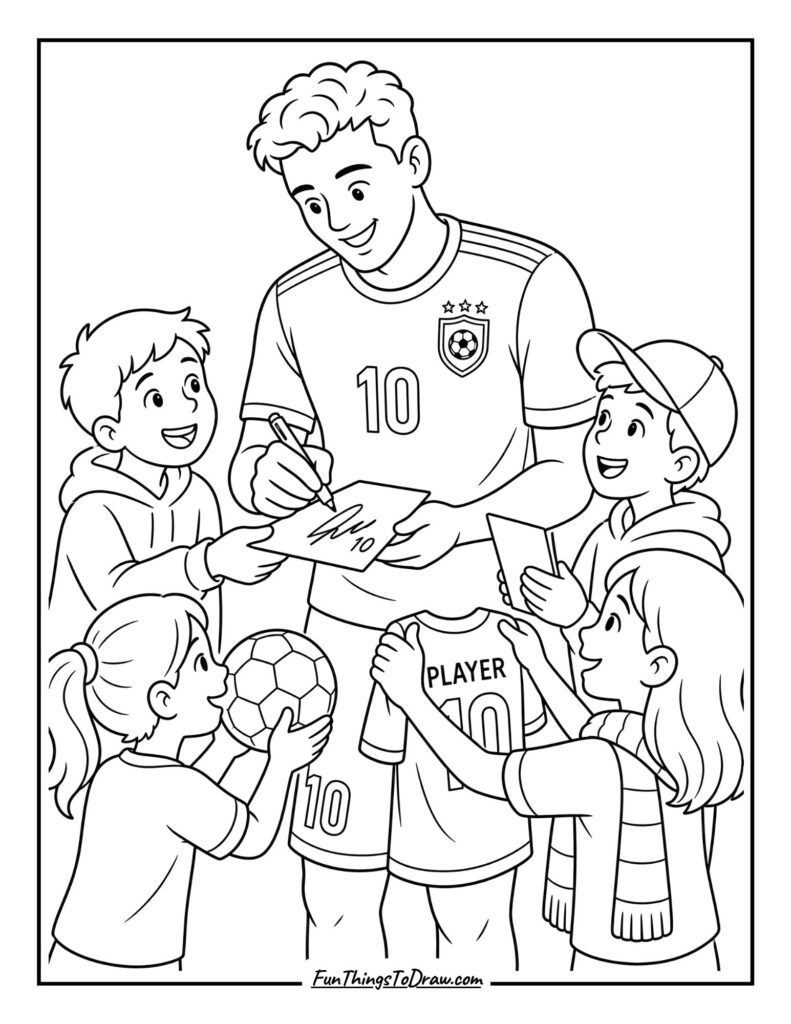 Player Signing Autographs