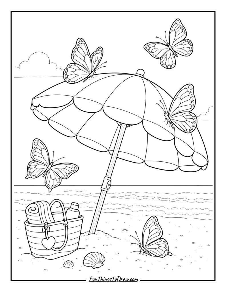 Butterfly Garden Umbrella