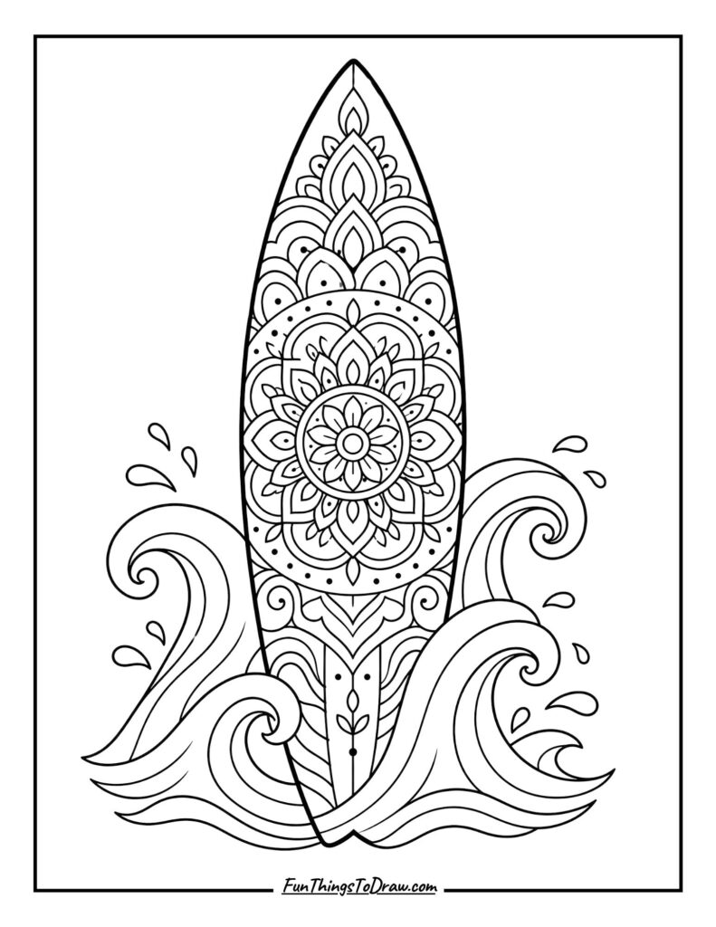 Mandala Ocean Waves
