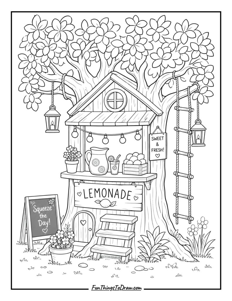 Treehouse Lemonade Stand