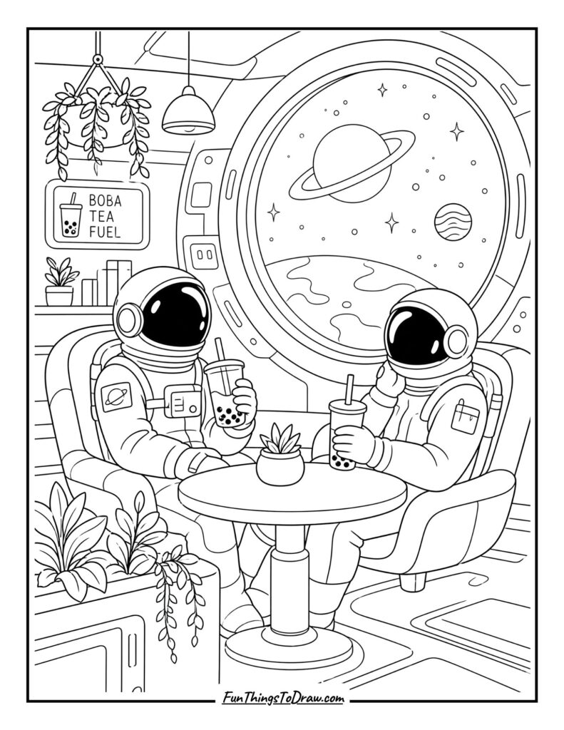 Boba Tea Space Station