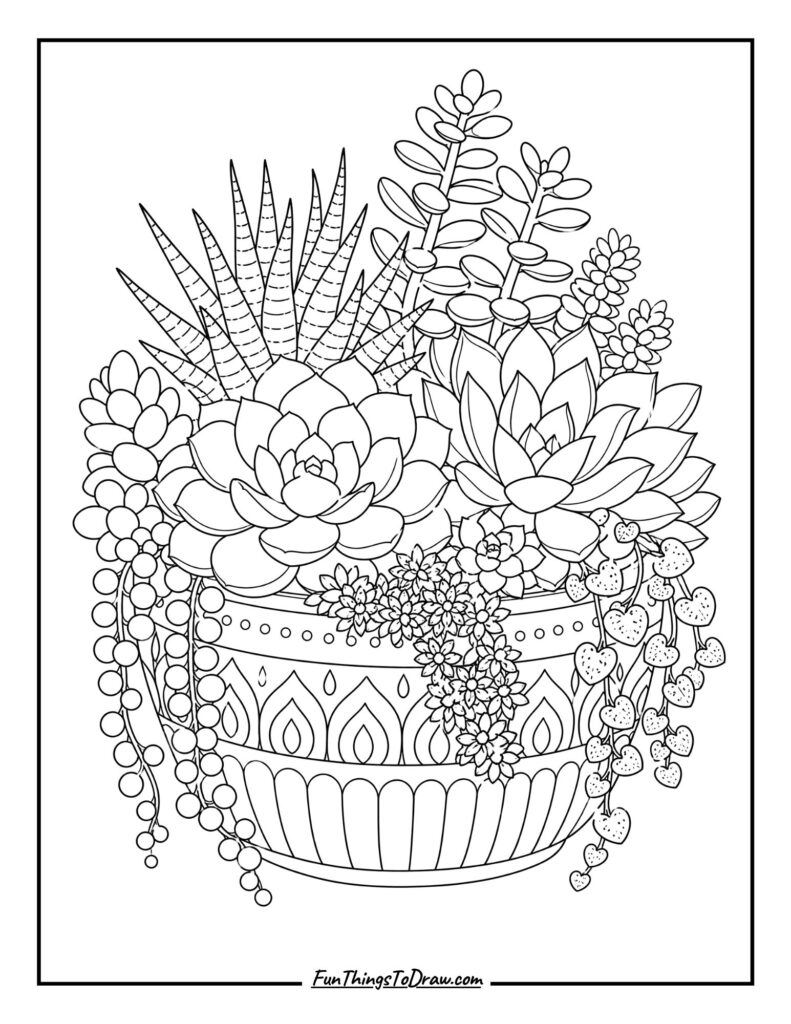 Succulent Garden Arrangement