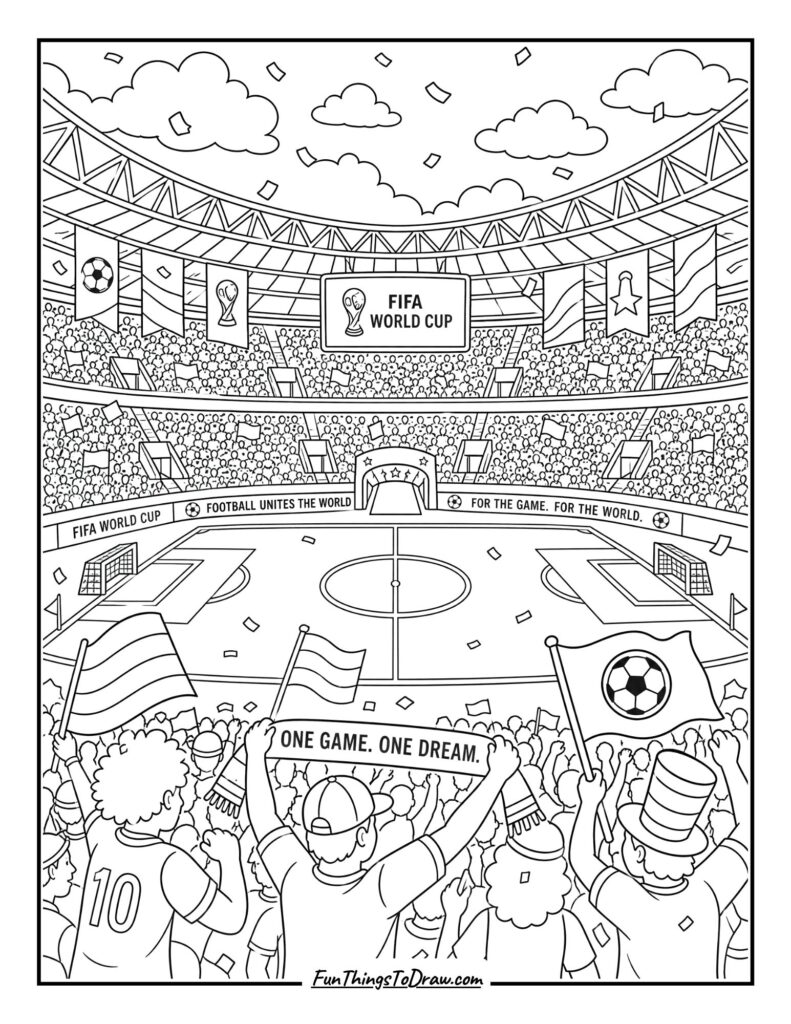 World Cup Stadium Interior