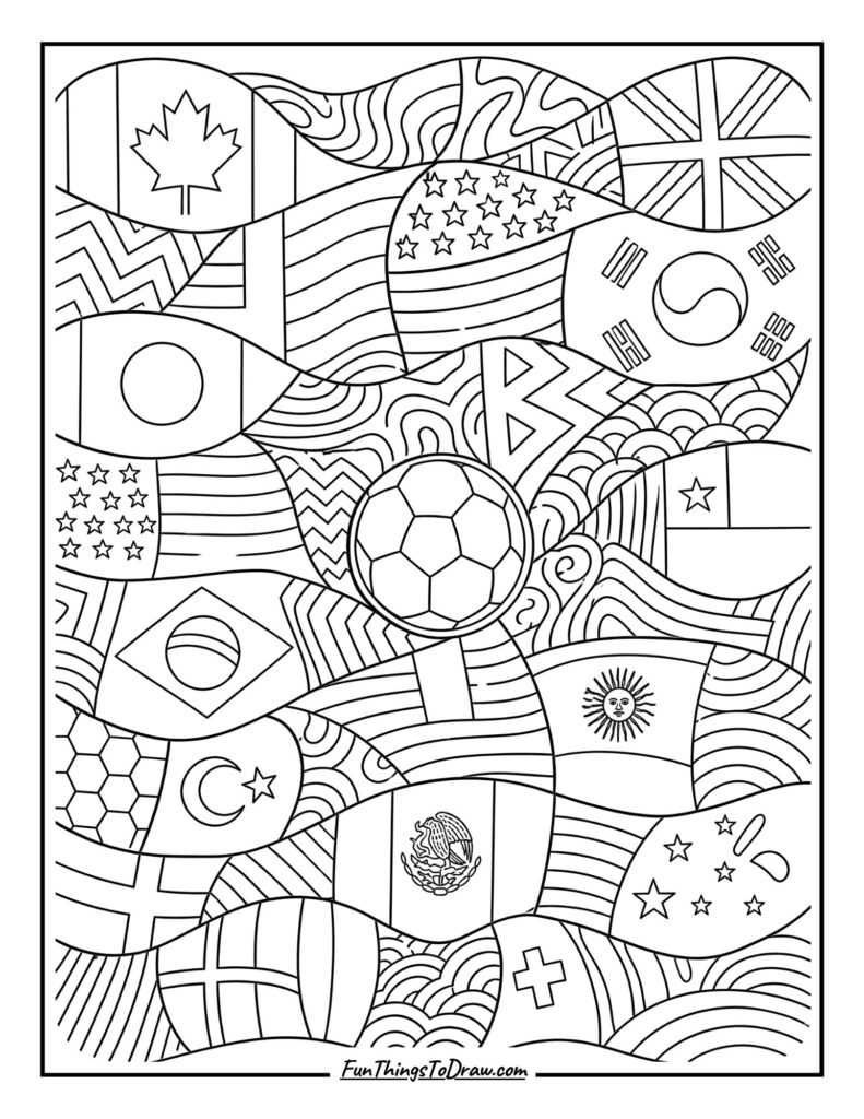 Abstract National Flag Patterns