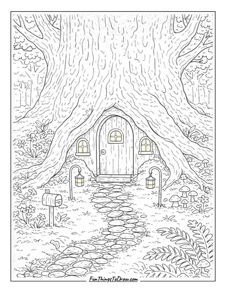 Hidden Tree Door Cottage