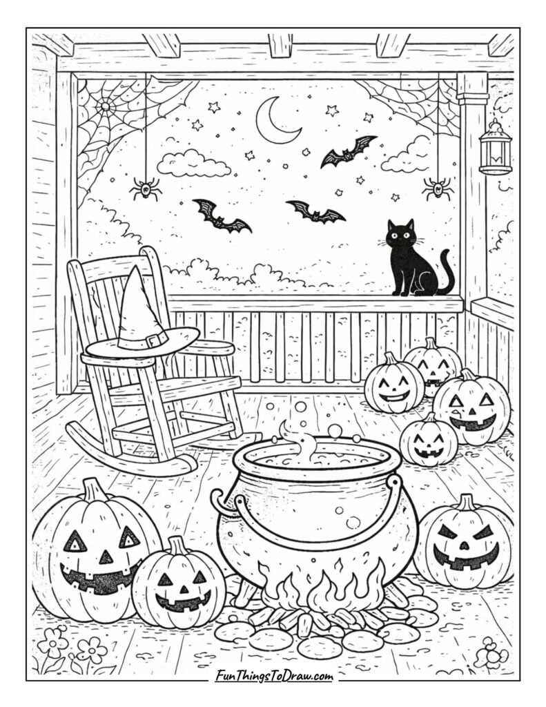 Spooky Porch Halloween