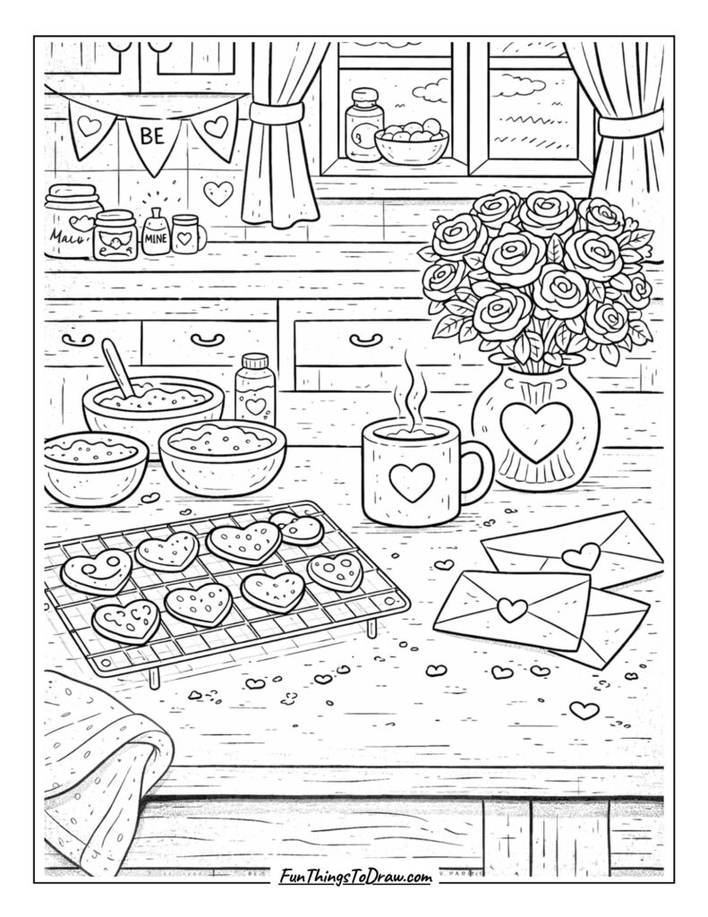 Valentine Baking Kitchen