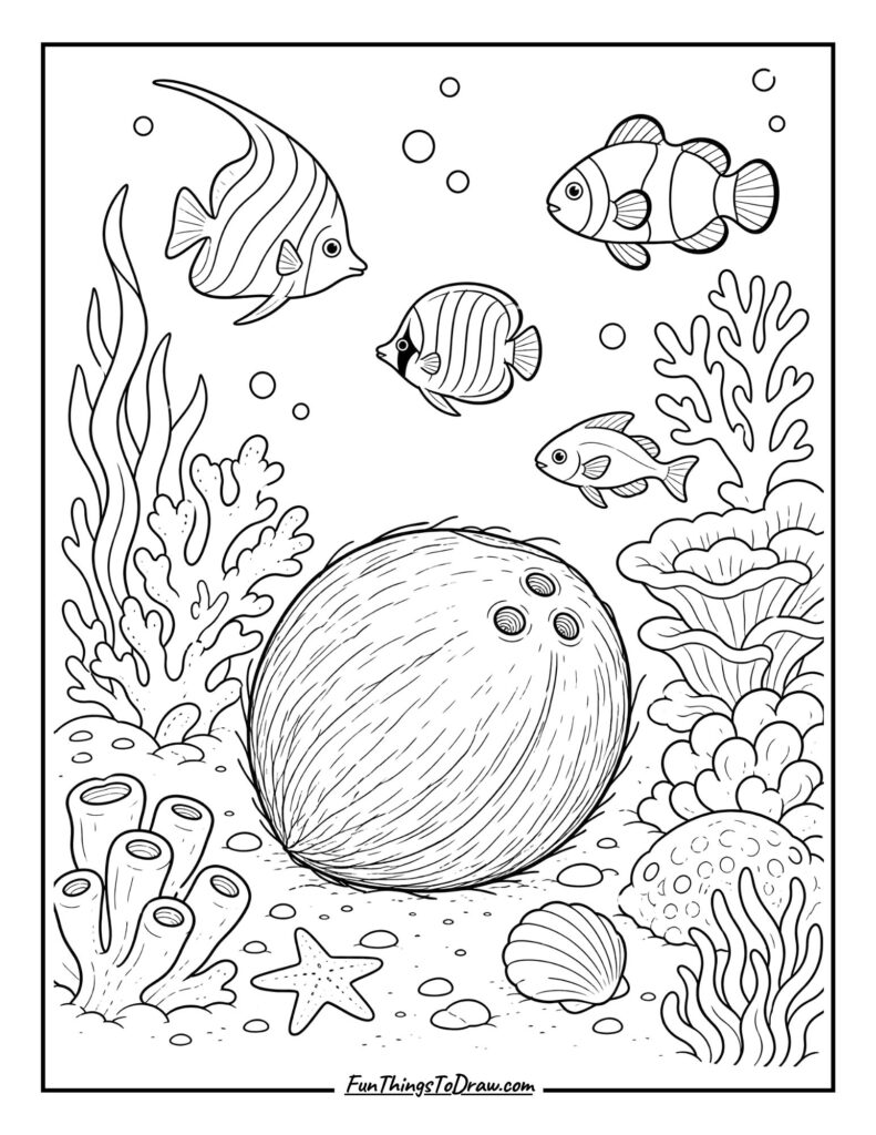 Underwater Coconut