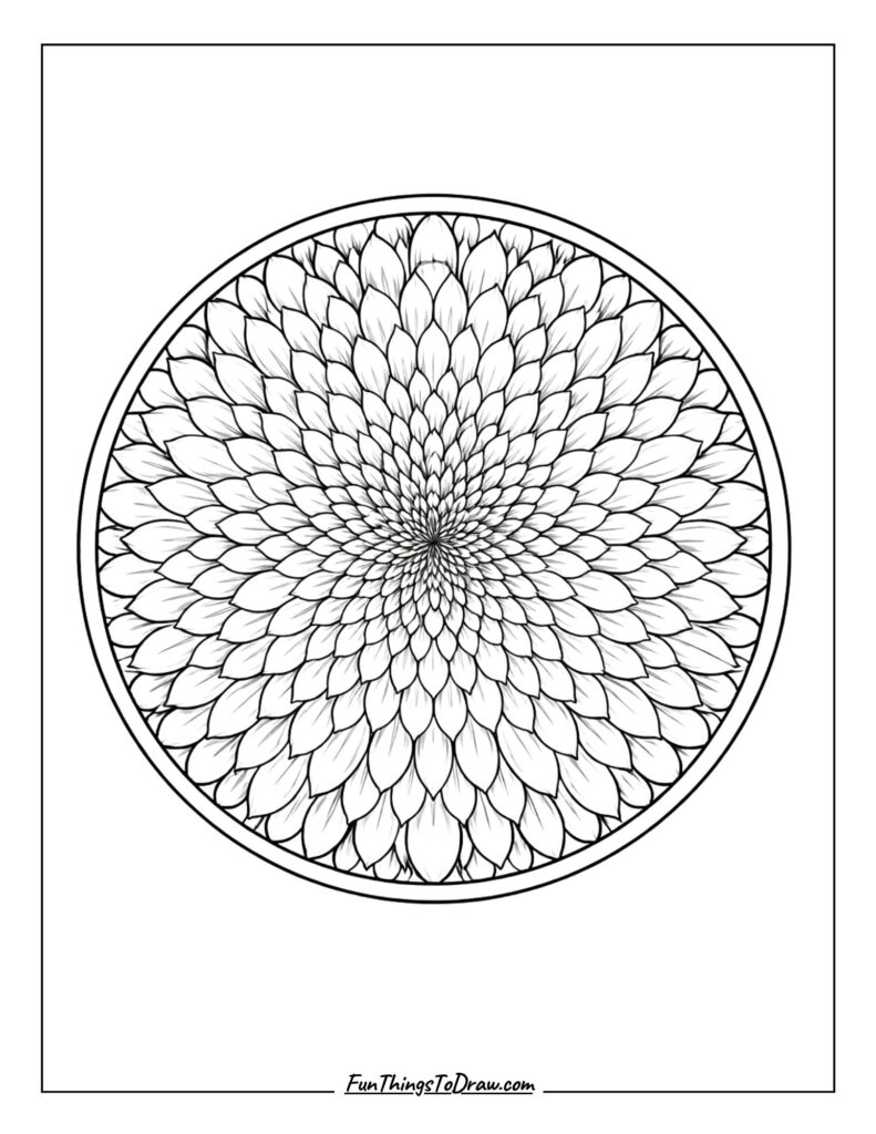 chrysanthemum mandala