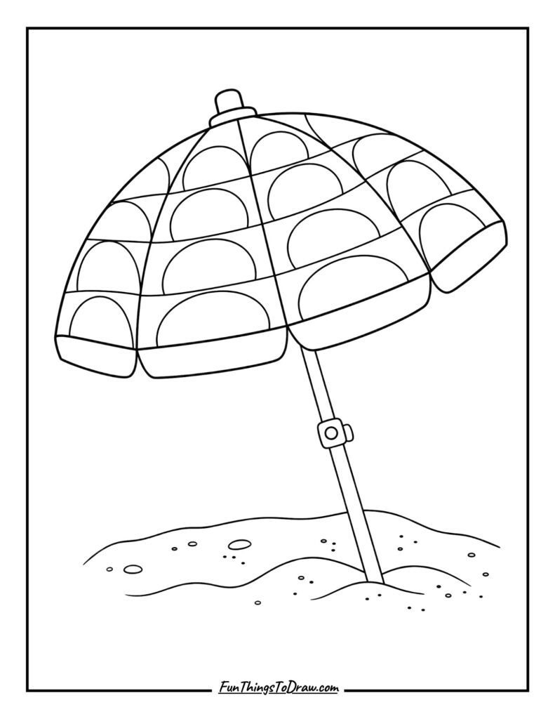 Geometric Pattern Umbrella