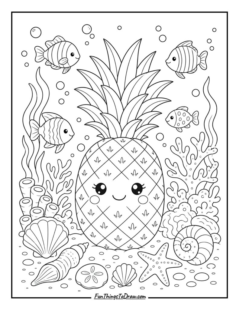 Pineapple Under the Sea