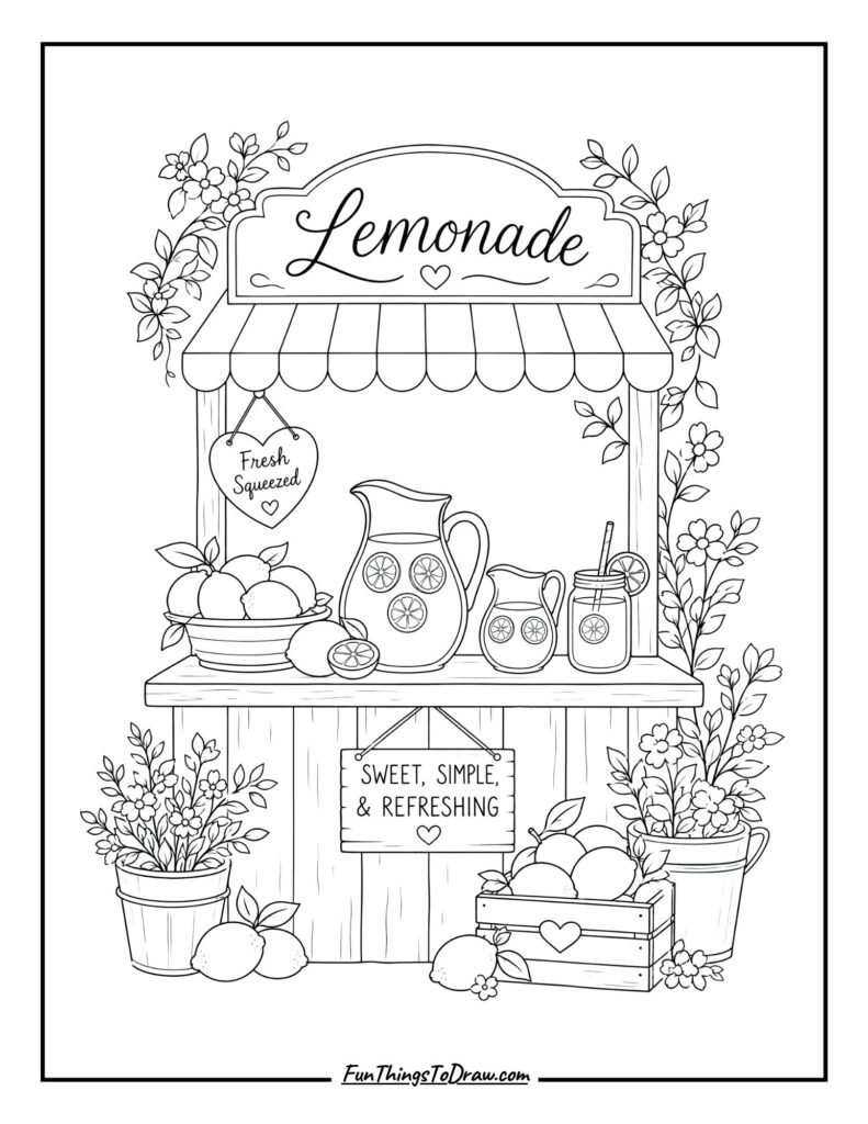Lemonade Stand Charm