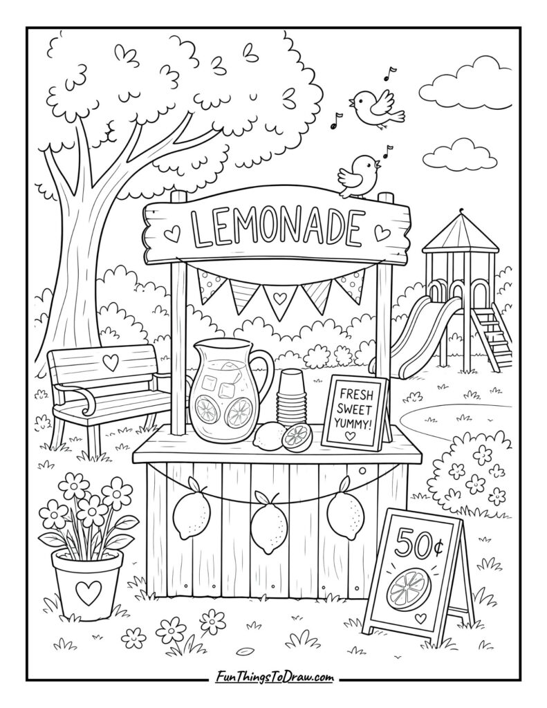 Lemonade Stand at the Park