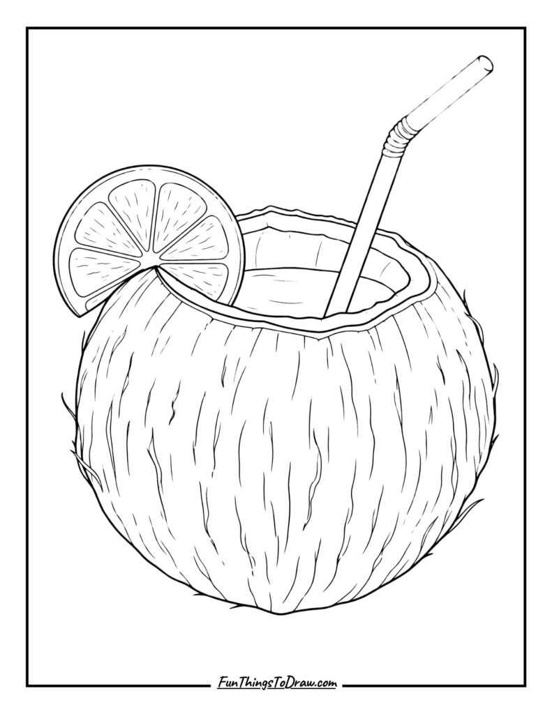 Coconut Still Life
