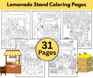 Free Printable Lemonade Stand Coloring Pages