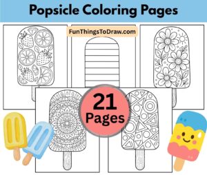 Popsicle Coloring Pages