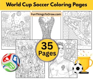 World Cup Soccer Coloring Pages