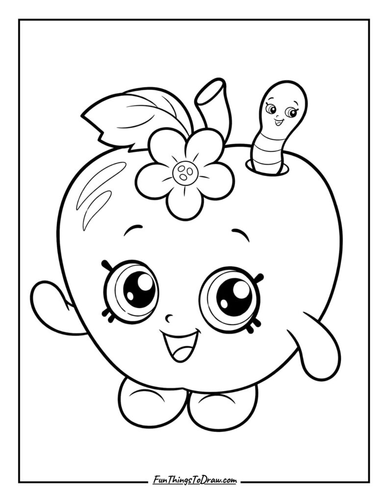 Apple Blossom coloring page