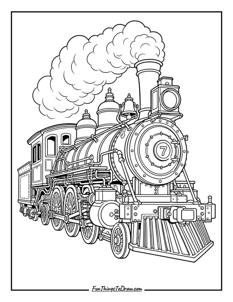 Vintage Steam Locomotive