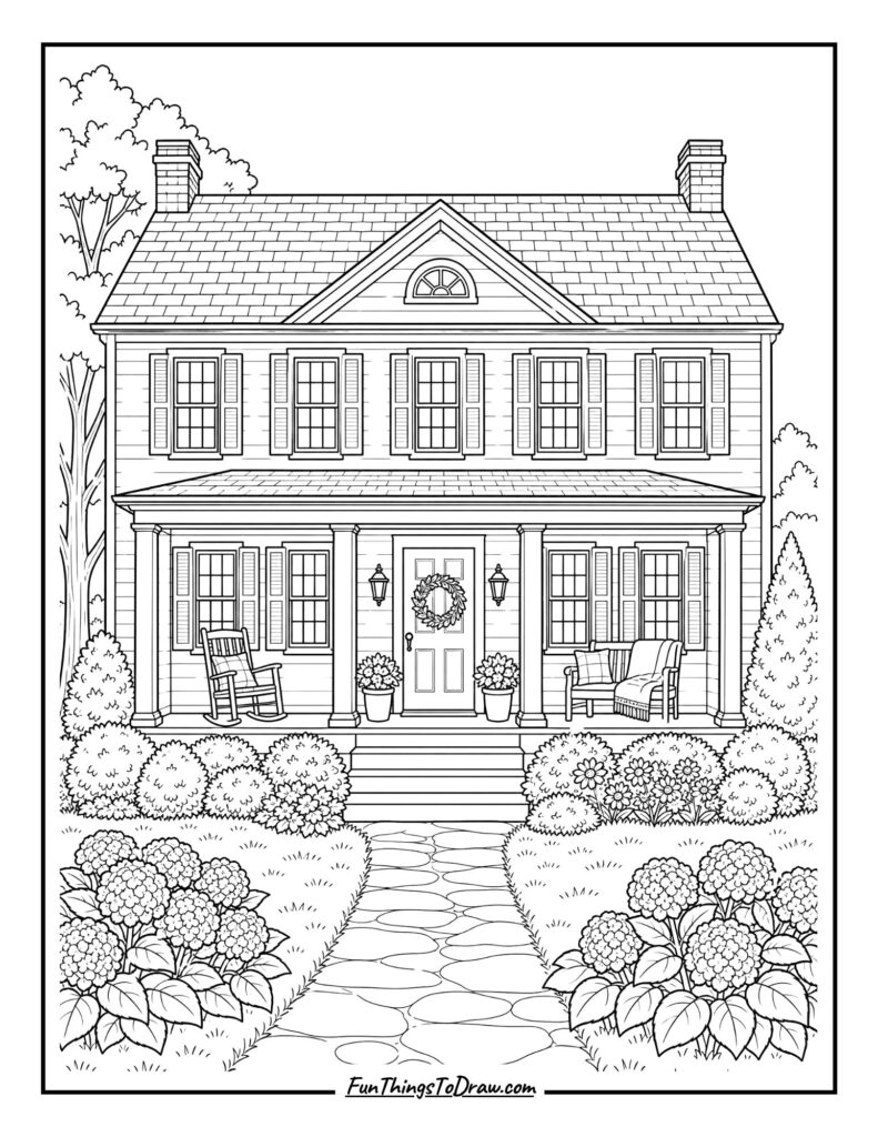 Colonial Farmhouse Grandeur