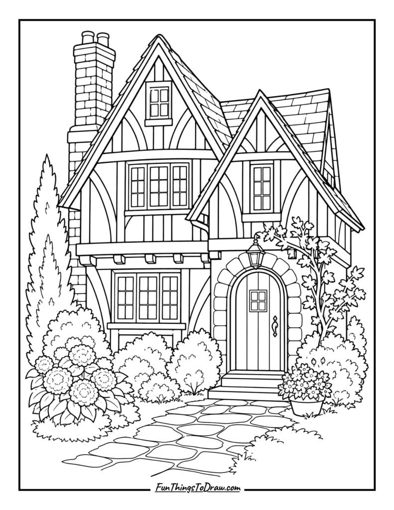 Tudor Style Home Elegance