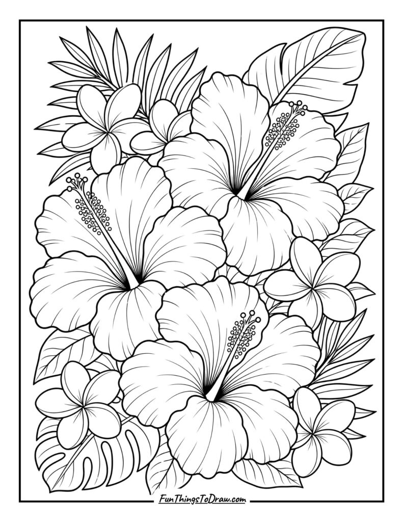 Tropical Flowers and Foliage