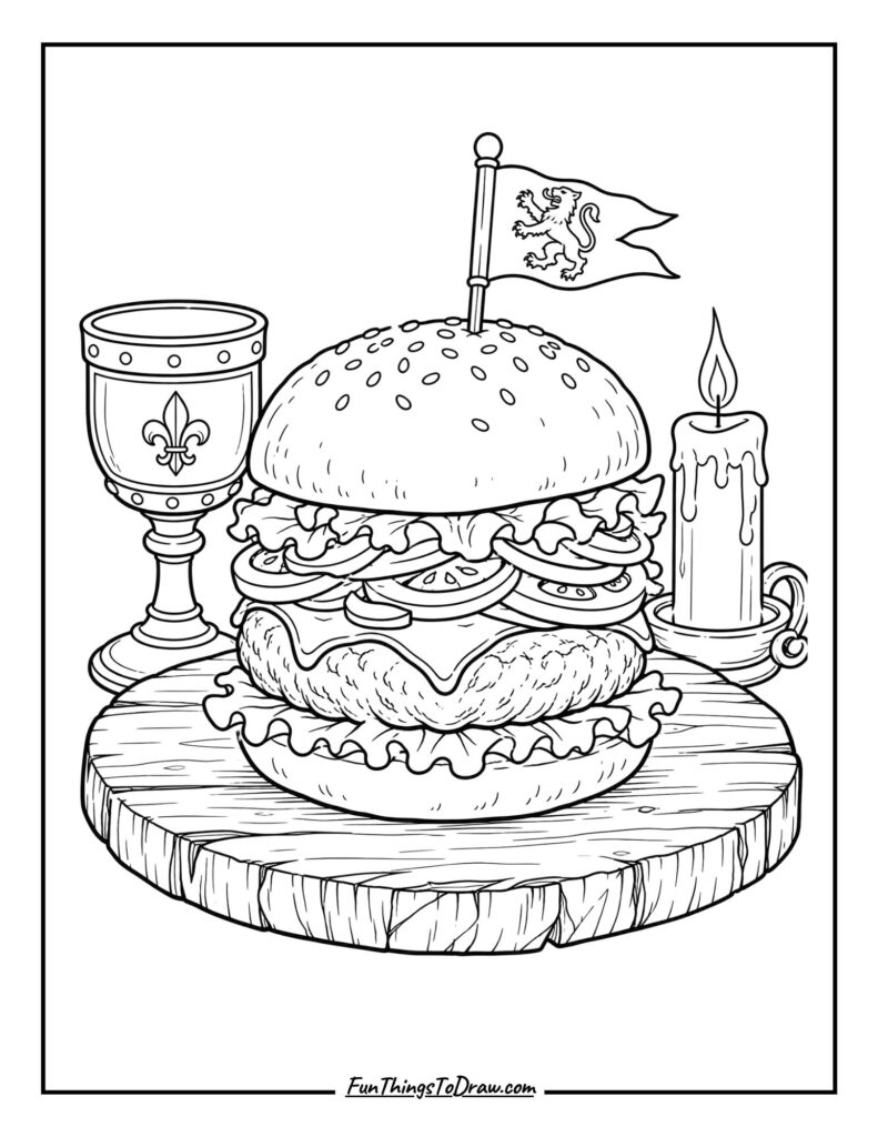Medieval Feast Burger
