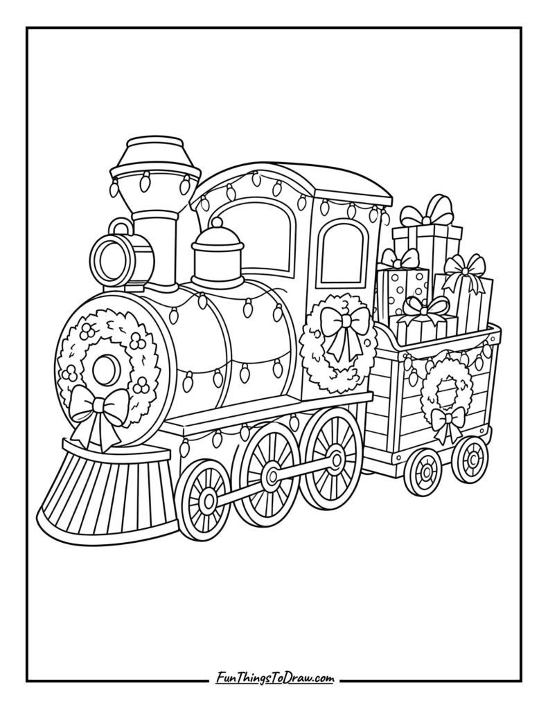 Train with a Festive Holiday Theme