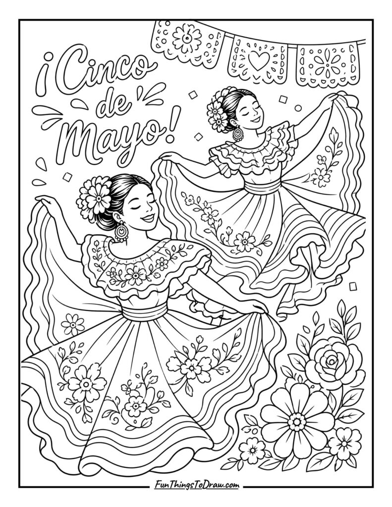 Dancing Folklorico Skirts