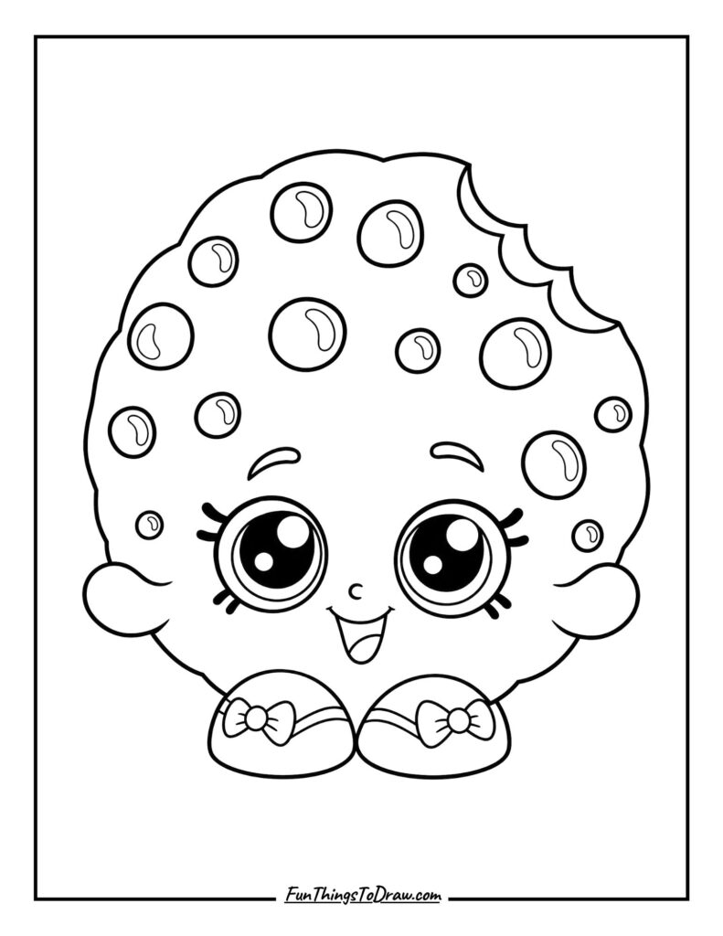 Kooky Cookie coloring page